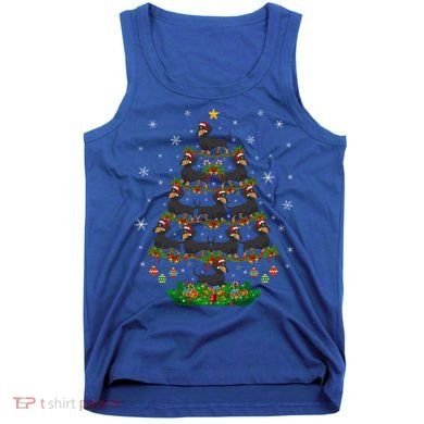 Dachshund Christmas Tree Dachshund Lover Xmas Tree Dachshund Great Gift Tank Top