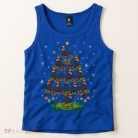 Dachshund Christmas Tree Dachshund Lover Xmas Tree Dachshund Great Gift Tank Top thumb 2