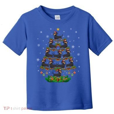 Dachshund Christmas Tree Dachshund Lover Xmas Tree Dachshund Great Gift Toddler T-Shirt