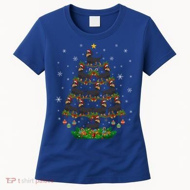 Dachshund Christmas Tree Dachshund Lover Xmas Tree Dachshund Great Gift Women's T-Shirt
