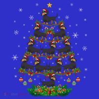 Dachshund Christmas Tree Dachshund Lover Xmas Tree Dachshund Great Gift Women's T-Shirt thumb 6