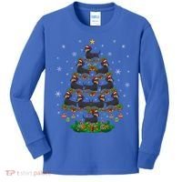 Dachshund Christmas Tree Dachshund Lover Xmas Tree Dachshund Great Gift Kids Long Sleeve Shirt thumb 0
