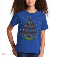 Dachshund Christmas Tree Dachshund Lover Xmas Tree Dachshund Great Gift Kids T-Shirt thumb 2