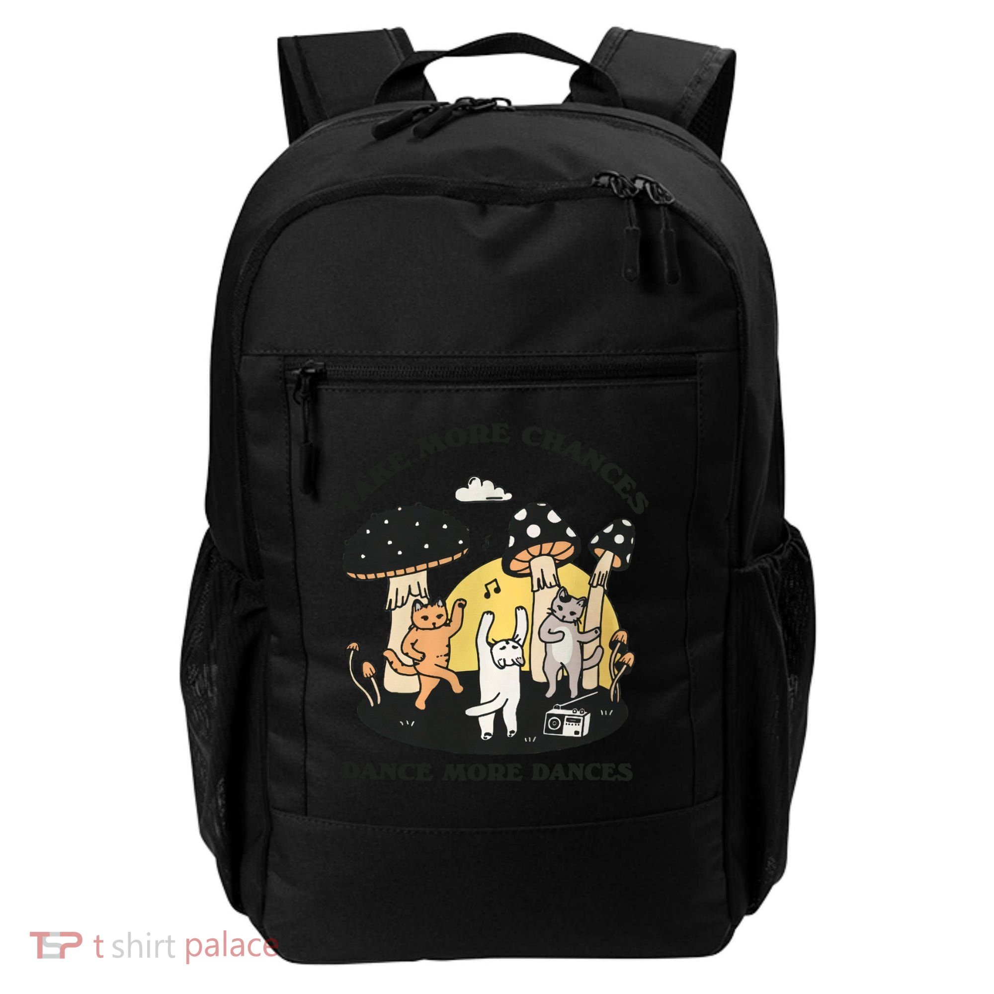 Dancing Cats Take More Chances Dance More Dances Kitty Backpack