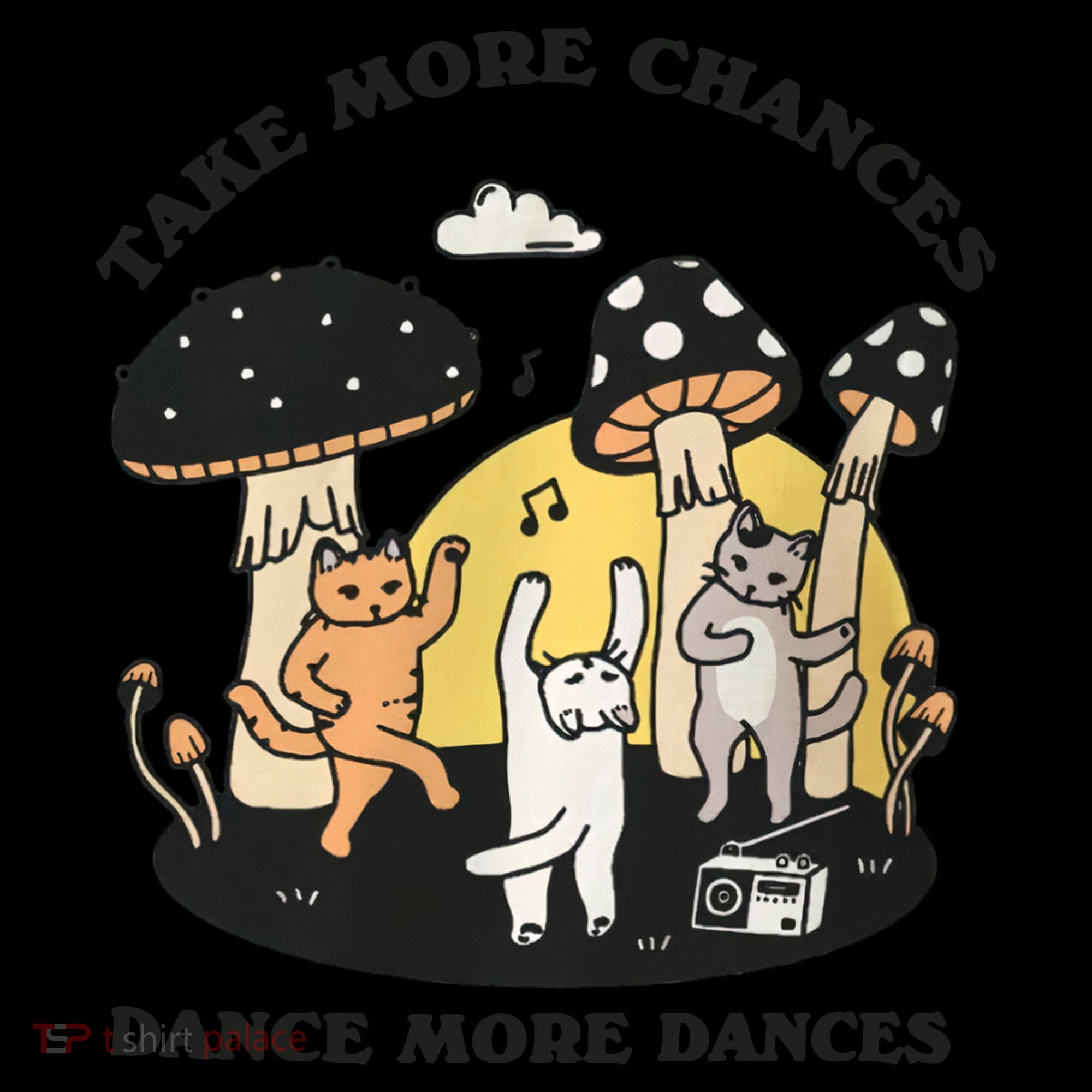 Dancing Cats Take More Chances Dance More Dances Kitty Backpack