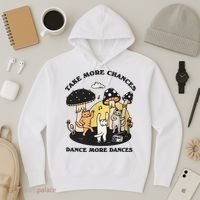 Dancing Cats Take More Chances Dance More Dances Kitty Hoodie thumb 3