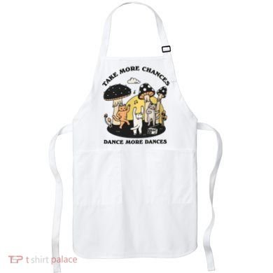 Dancing Cats Take More Chances Dance More Dances Kitty Apron