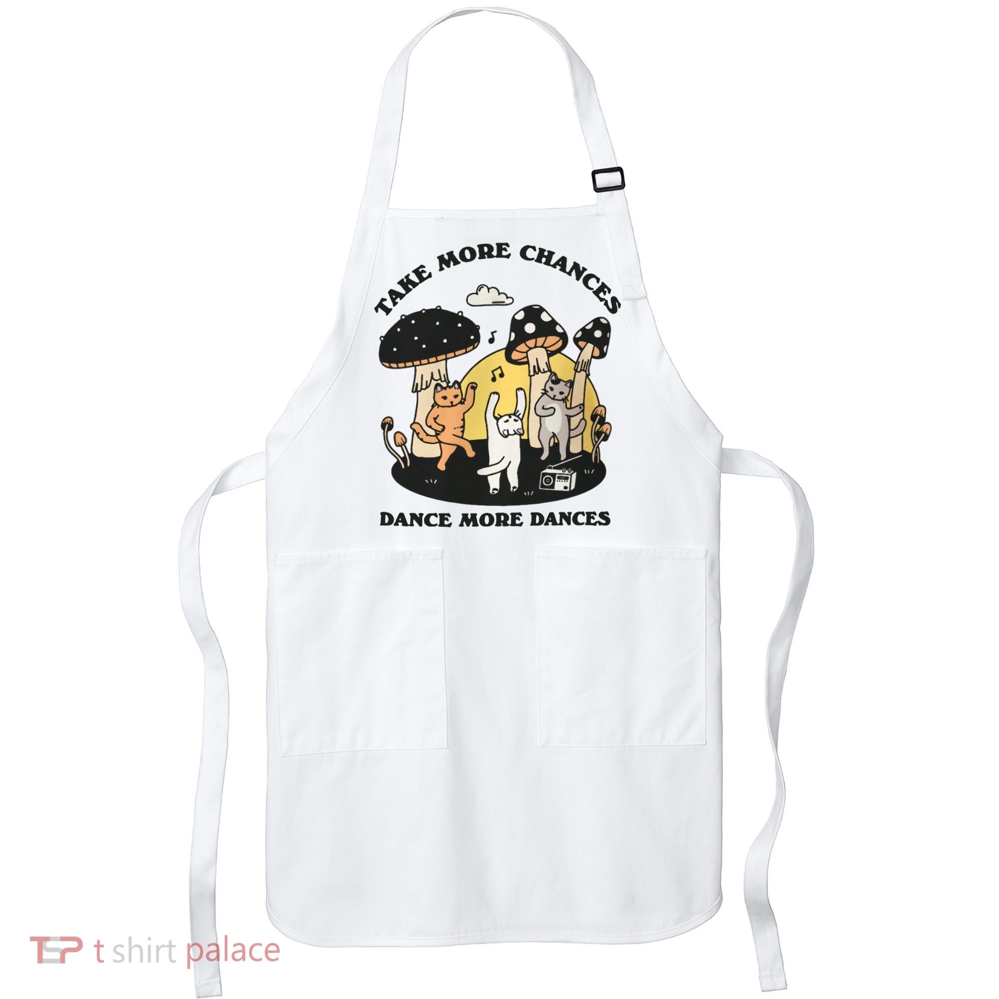 Dancing Cats Take More Chances Dance More Dances Kitty Apron