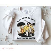 Dancing Cats Take More Chances Dance More Dances Kitty Sweatshirt thumb 2