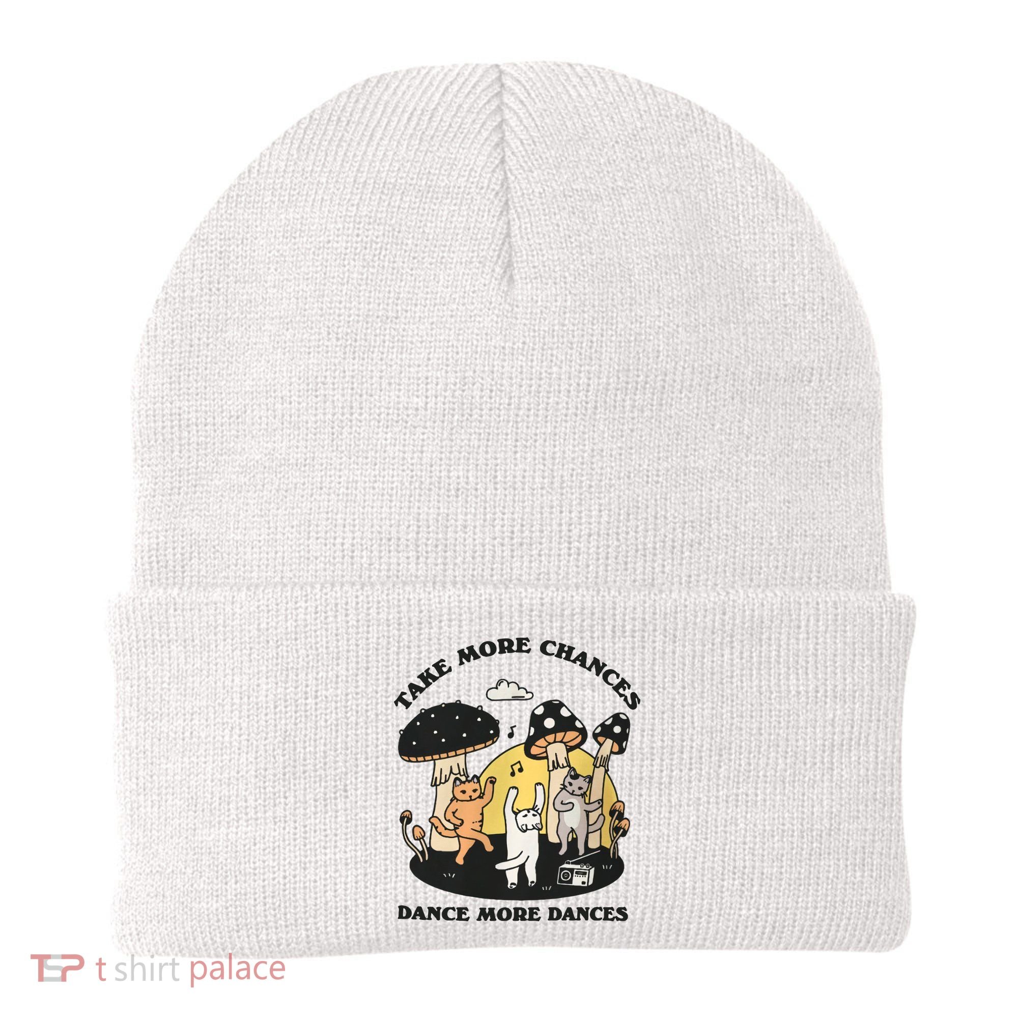 Dancing Cats Take More Chances Dance More Dances Kitty Beanie