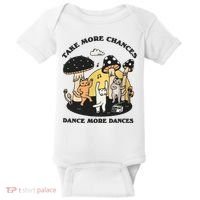 Dancing Cats Take More Chances Dance More Dances Kitty Baby Bodysuit thumb 0