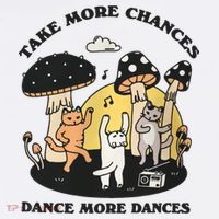 Dancing Cats Take More Chances Dance More Dances Kitty Tank Top thumb 6