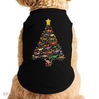 Dinosaur Christmas Tree Dino Trex Paleontologist Xmas Doggie Tank thumb 0