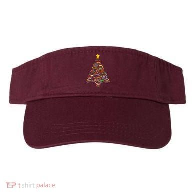 Dinosaur Christmas Tree Dino Trex Paleontologist Xmas Visor