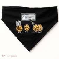 Deleting Cookies The End Is Near Funny USA-Made Doggie Bandana thumb 0