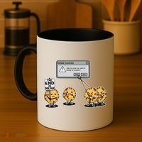 Deleting Cookies The End Is Near Funny Coffee Mug thumb 4