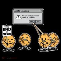 Deleting Cookies The End Is Near Funny Women's Hoodie thumb 2