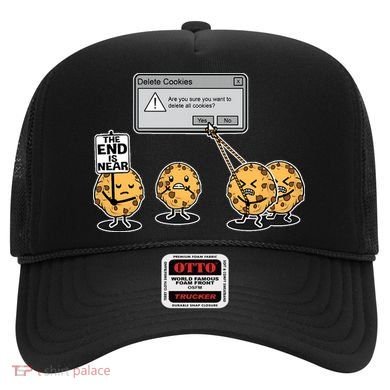 Deleting Cookies The End Is Near Funny Hat