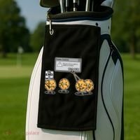 Deleting Cookies The End Is Near Funny Golf Towel thumb 2