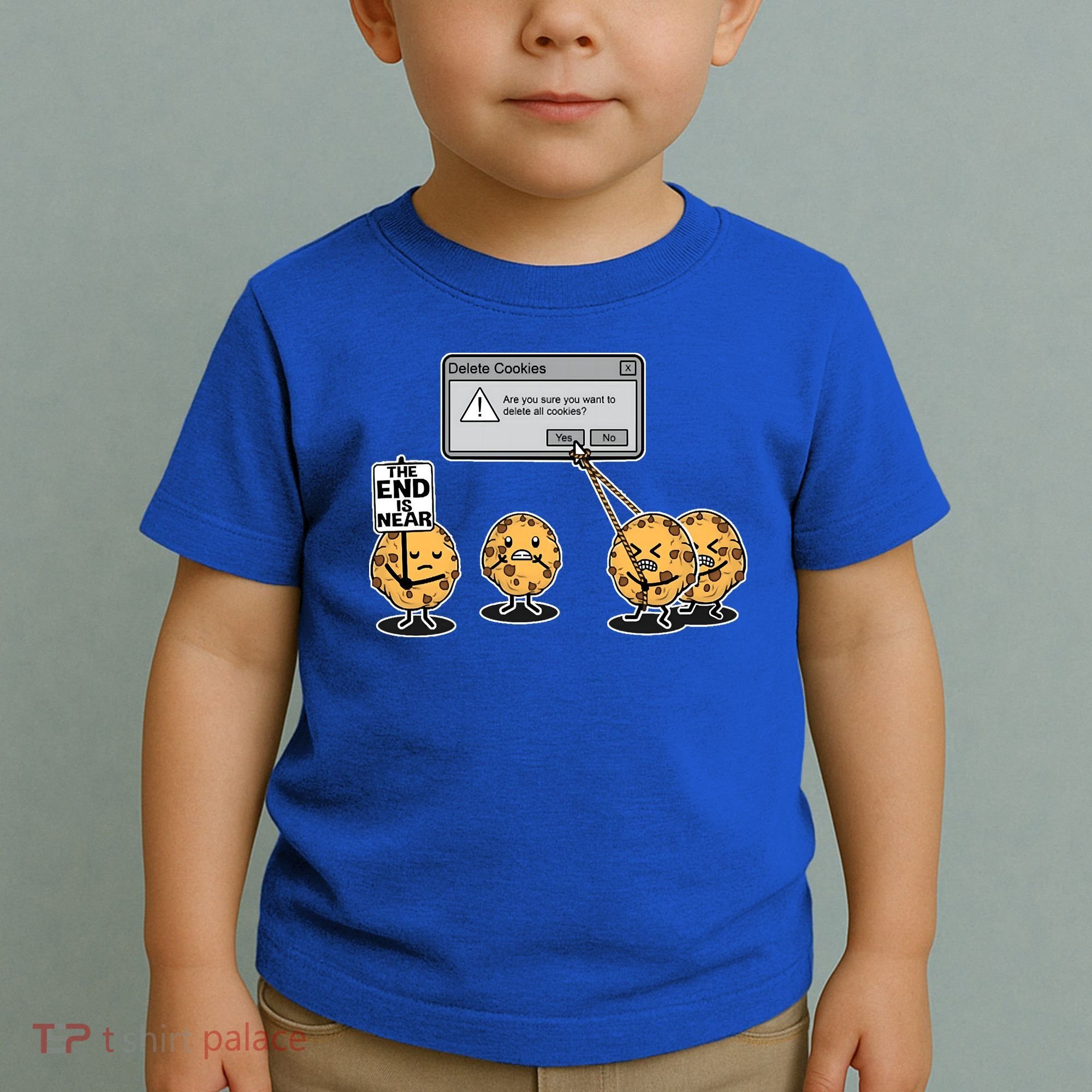 Deleting Cookies The End Is Near Funny Toddler T-Shirt