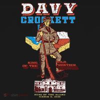 Davy Crockett Texas Alamo Cowboy Vintage Souvenir T-Shirt thumb 7