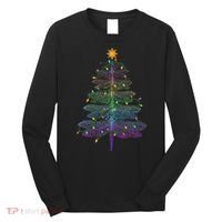 Dragonfly Christmas Tree Light Family Matching Pajamas Xmas Long Sleeve Shirt thumb 0