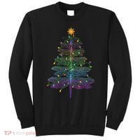 Dragonfly Christmas Tree Light Family Matching Pajamas Xmas Sweatshirt thumb 0