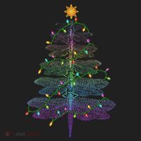 Dragonfly Christmas Tree Light Family Matching Pajamas Xmas Beanie thumb 2