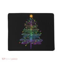 Dragonfly Christmas Tree Light Family Matching Pajamas Xmas Mousepad thumb 0