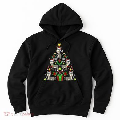 Donkey Christmas Tree Farmer Hoodie