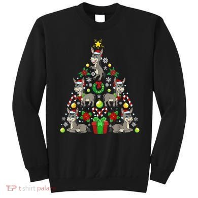 Donkey Christmas Tree Farmer Sweatshirt