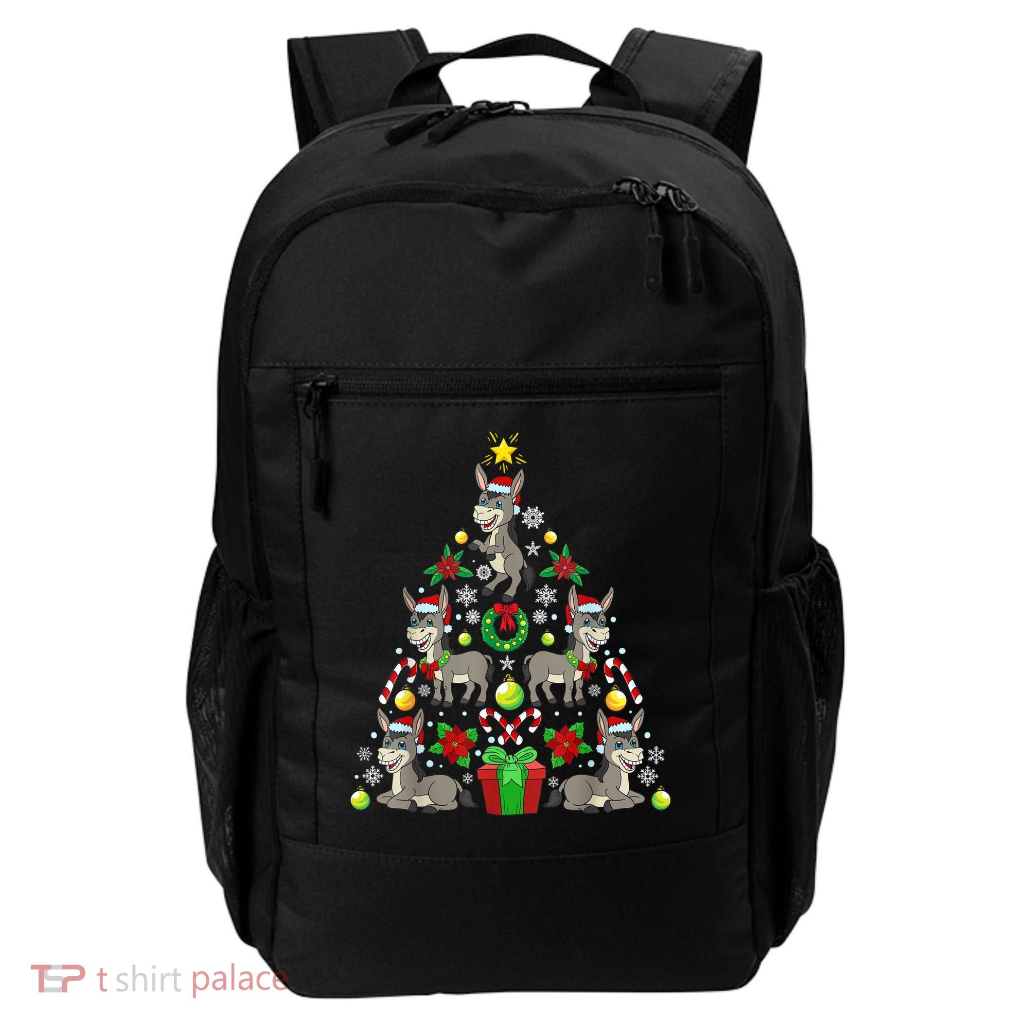 Donkey Christmas Tree Farmer Backpack