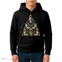 Donkey Christmas Tree Farmer Kids Hoodie thumb 4