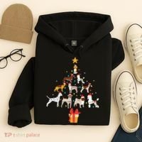 Dog Christmas Tree Lights Dog Lover Funny Xmas Hoodie thumb 4