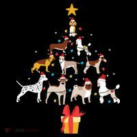 Dog Christmas Tree Lights Dog Lover Funny Xmas Coffee Mug thumb 5