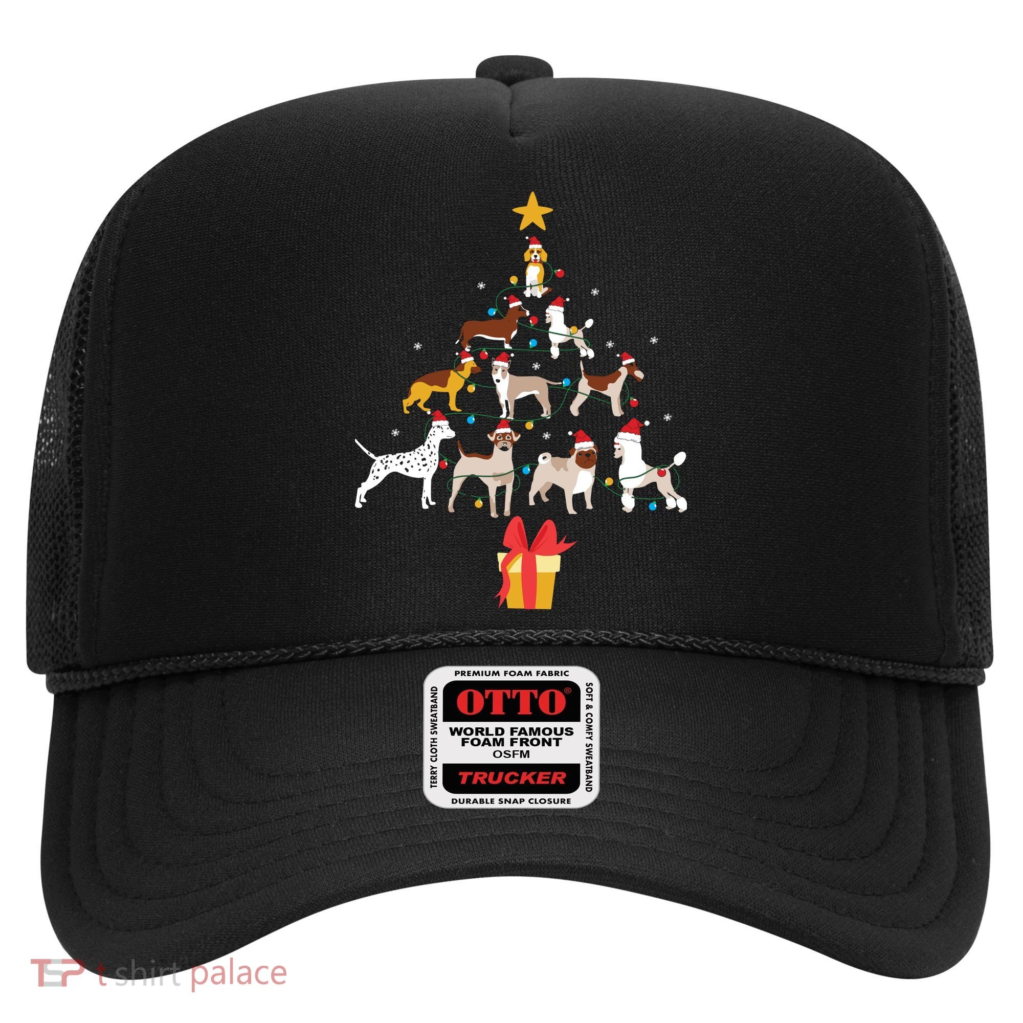 Dog Christmas Tree Lights Dog Lover Funny Xmas Hat