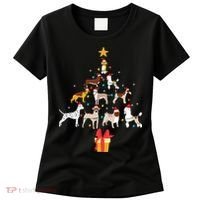 Dog Christmas Tree Lights Dog Lover Funny Xmas Women's T-Shirt thumb 0
