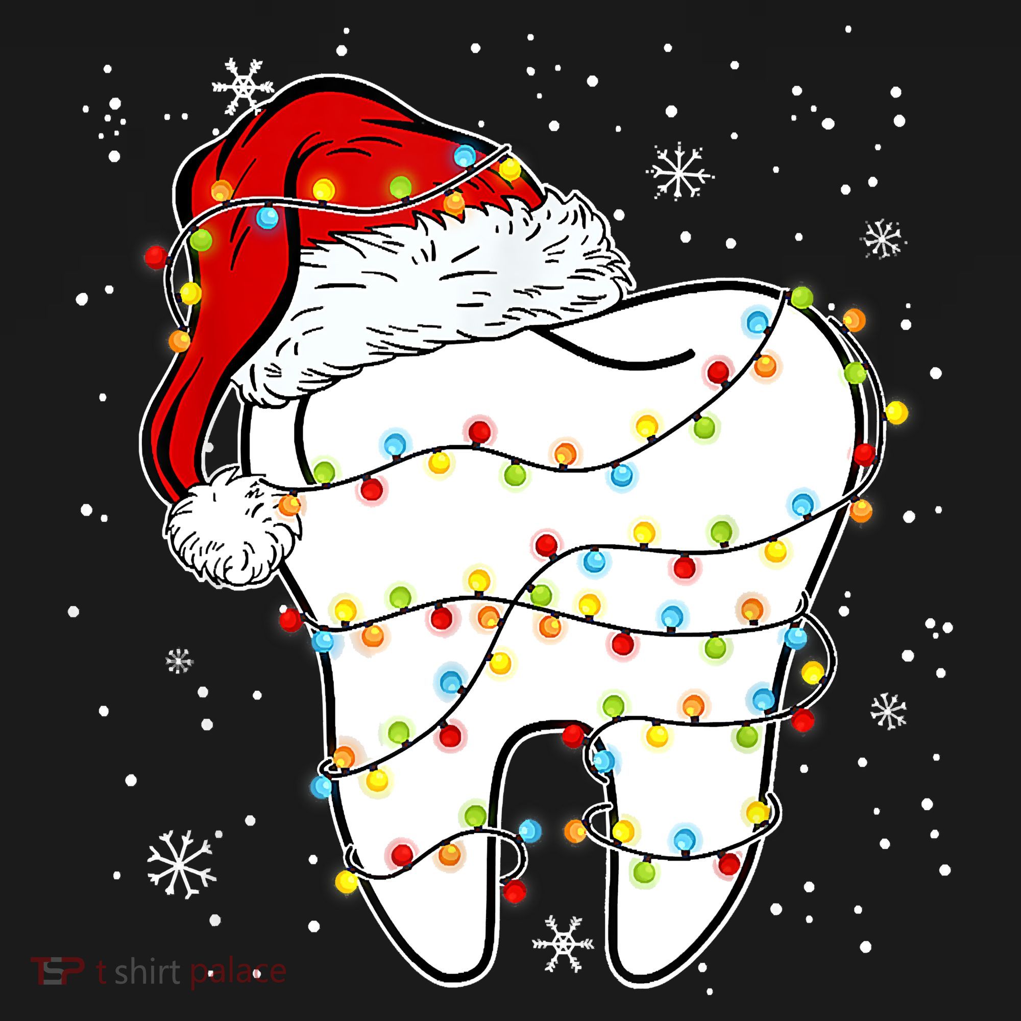 Dentist Christmas Teeth Santa Dental Hygiene Dental Life Women's Hoodie