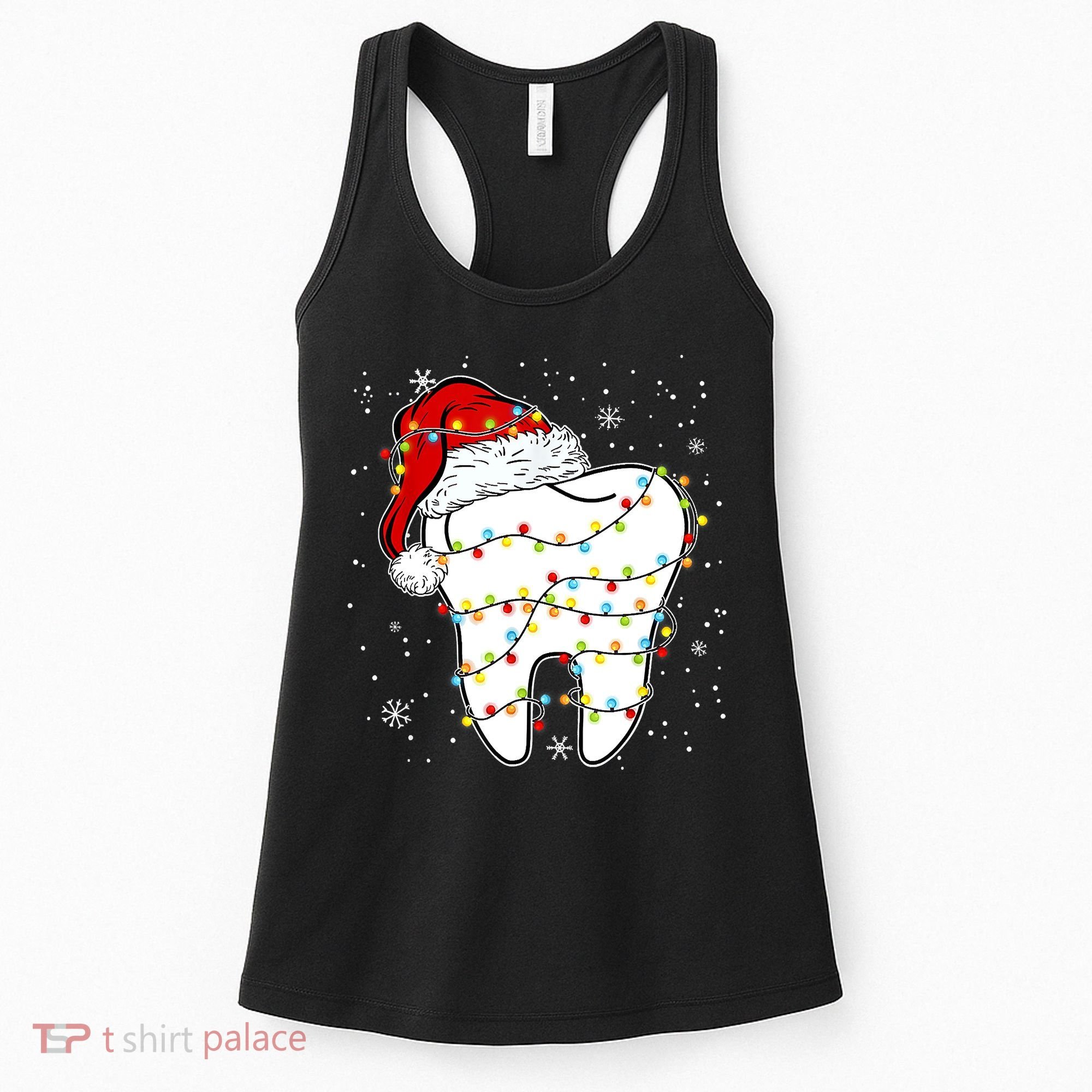 Dentist Christmas Teeth Santa Dental Hygiene Dental Life Women's Tank Top