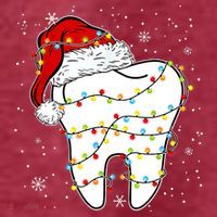 Dentist Christmas Teeth Santa Dental Hygiene Dental Life T-Shirt thumb 5