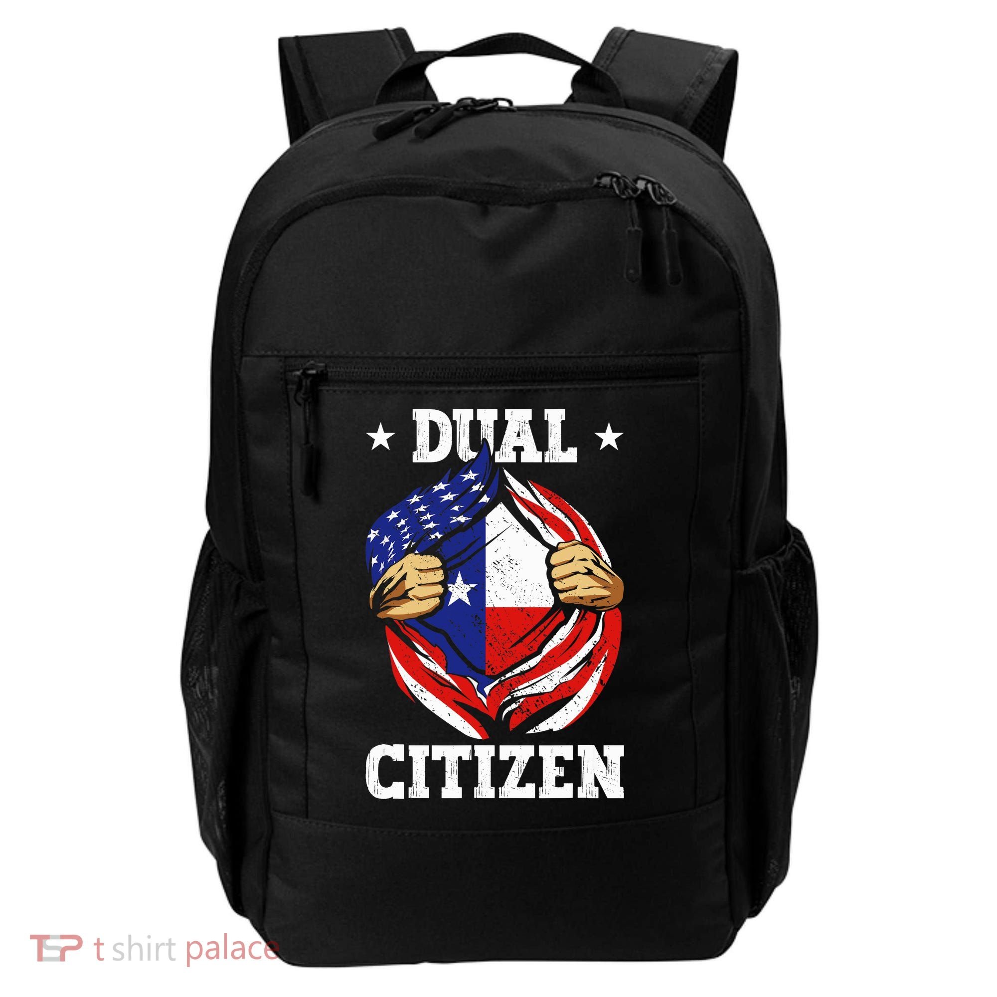 Dual Citizen Texas Pride Usa And Texas Flag Texan Backpack