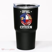 Dual Citizen Texas Pride Usa And Texas Flag Texan Tumbler thumb 0