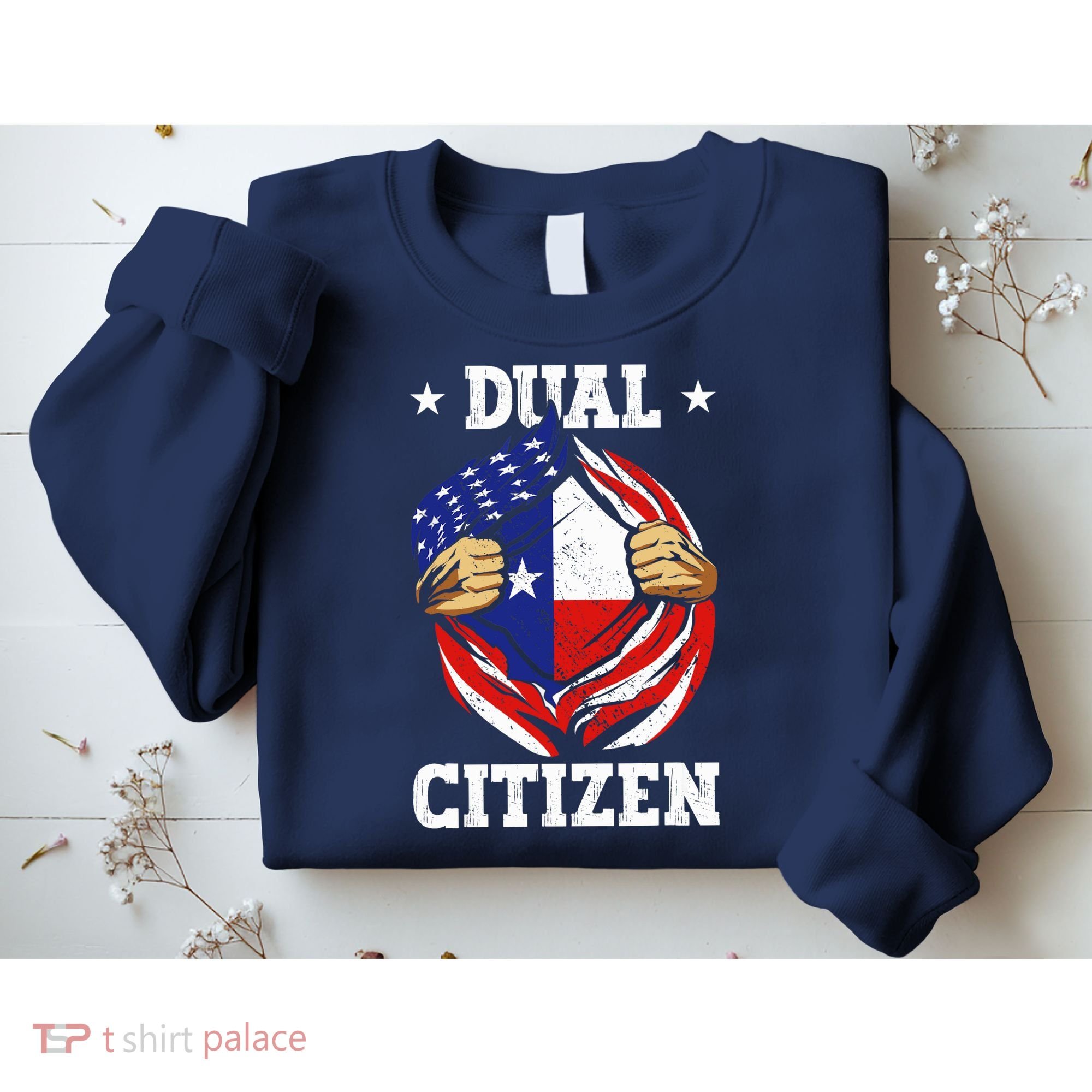 Dual Citizen Texas Pride Usa And Texas Flag Texan Sweatshirt