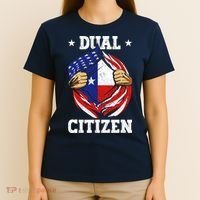 Dual Citizen Texas Pride Usa And Texas Flag Texan T-Shirt thumb 4