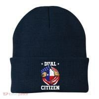 Dual Citizen Texas Pride Usa And Texas Flag Texan Beanie thumb 0