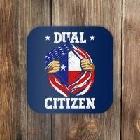 Dual Citizen Texas Pride Usa And Texas Flag Texan Coaster thumb 0