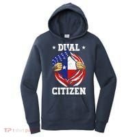 Dual Citizen Texas Pride Usa And Texas Flag Texan Women's Hoodie thumb 0