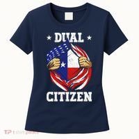 Dual Citizen Texas Pride Usa And Texas Flag Texan Women's T-Shirt thumb 0