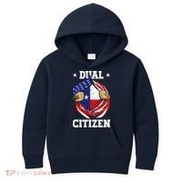 Dual Citizen Texas Pride Usa And Texas Flag Texan Kids Hoodie thumb 0