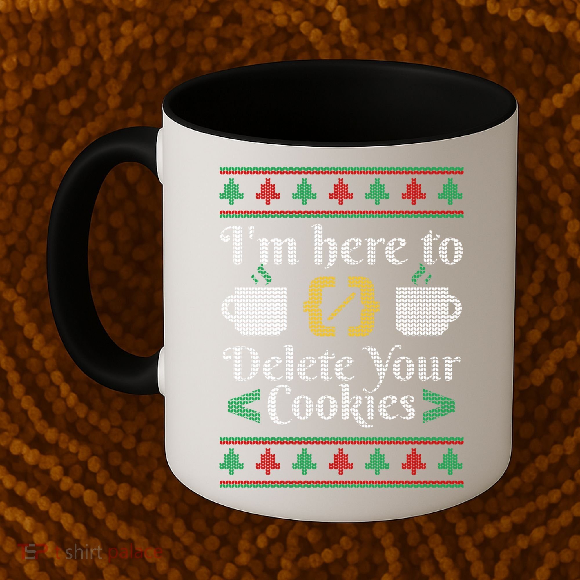 Delete Cookies Ugly Sweater Christmas Sweater Xmas Gift Coffee Mug